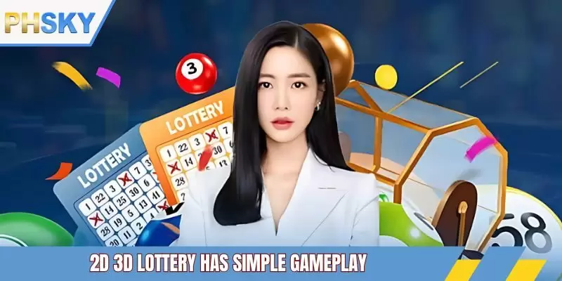 2D 3D Lottery has simple gameplay