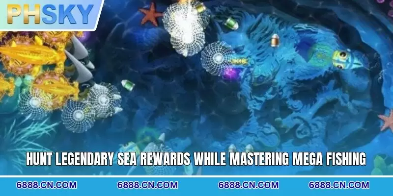 Hunt legendary sea rewards while mastering Mega Fishing