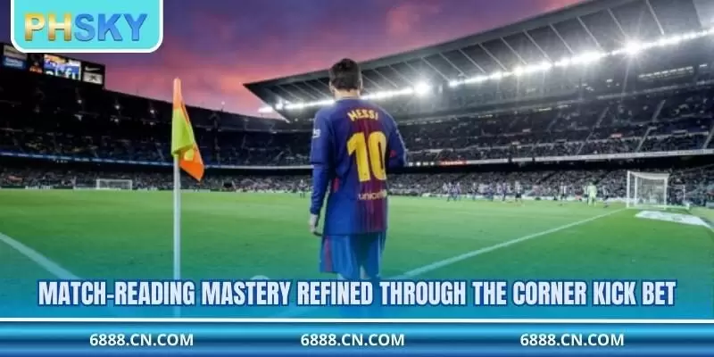 Match-reading mastery refined through the corner kick bet