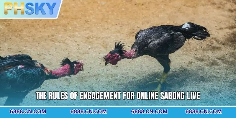 The rules of engagement for online sabong live