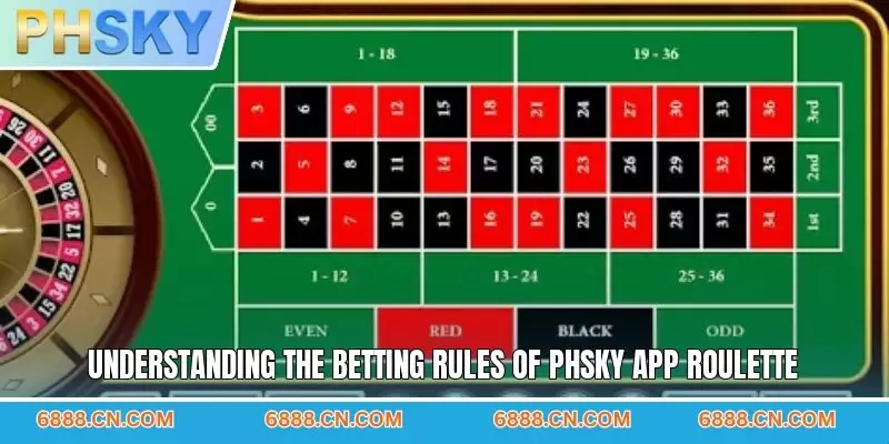 Understanding the betting rules of PHSKY app roulette
