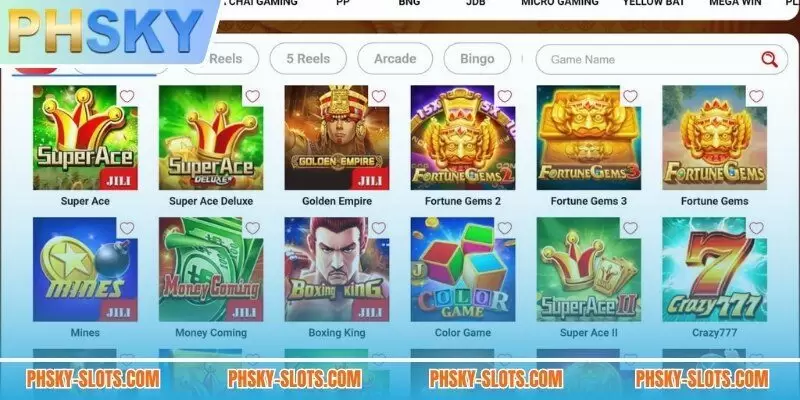 PHSKY Slots