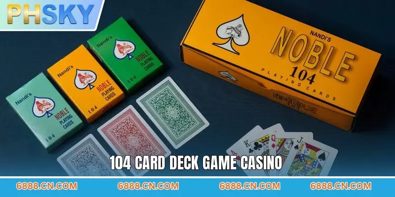104 Card Deck Game Casino