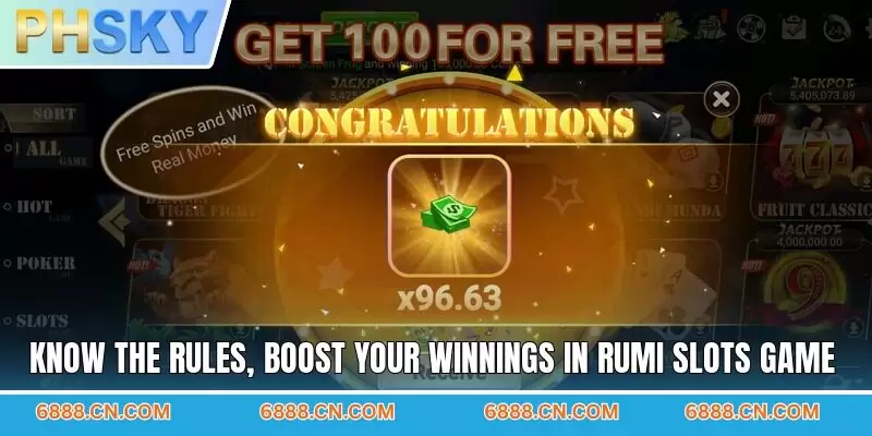 Know the rules, boost your winnings in Rumi slots game