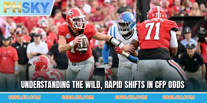 Understanding the wild, rapid shifts in CFP odds