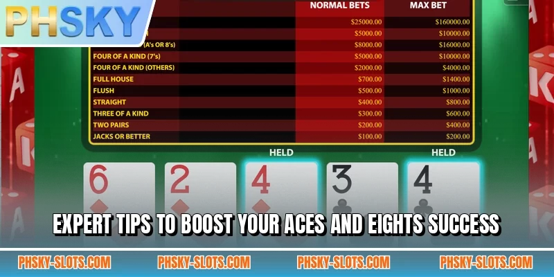 Expert tips to boost your Aces and Eights success