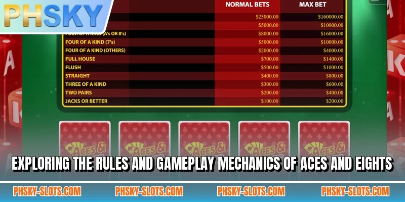 Exploring the rules and gameplay mechanics of Aces and Eights