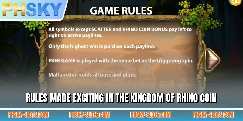 Rules made exciting in the kingdom of Rhino Coin